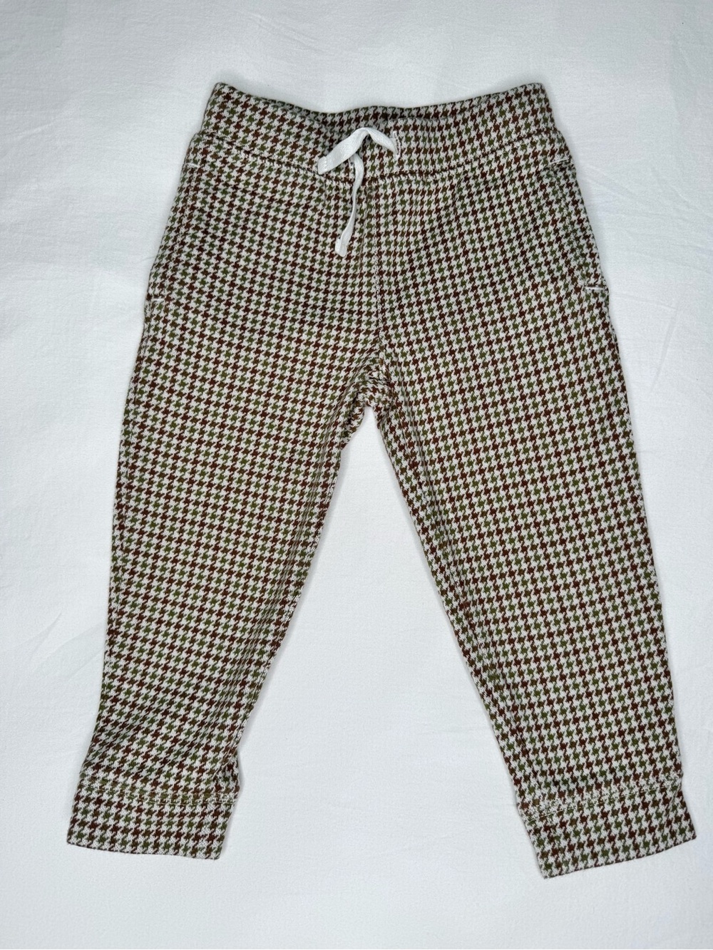 Janie and Jack Houndstooth Jacquard Jogger Pants